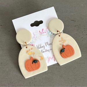 Pumpkin Earrings
